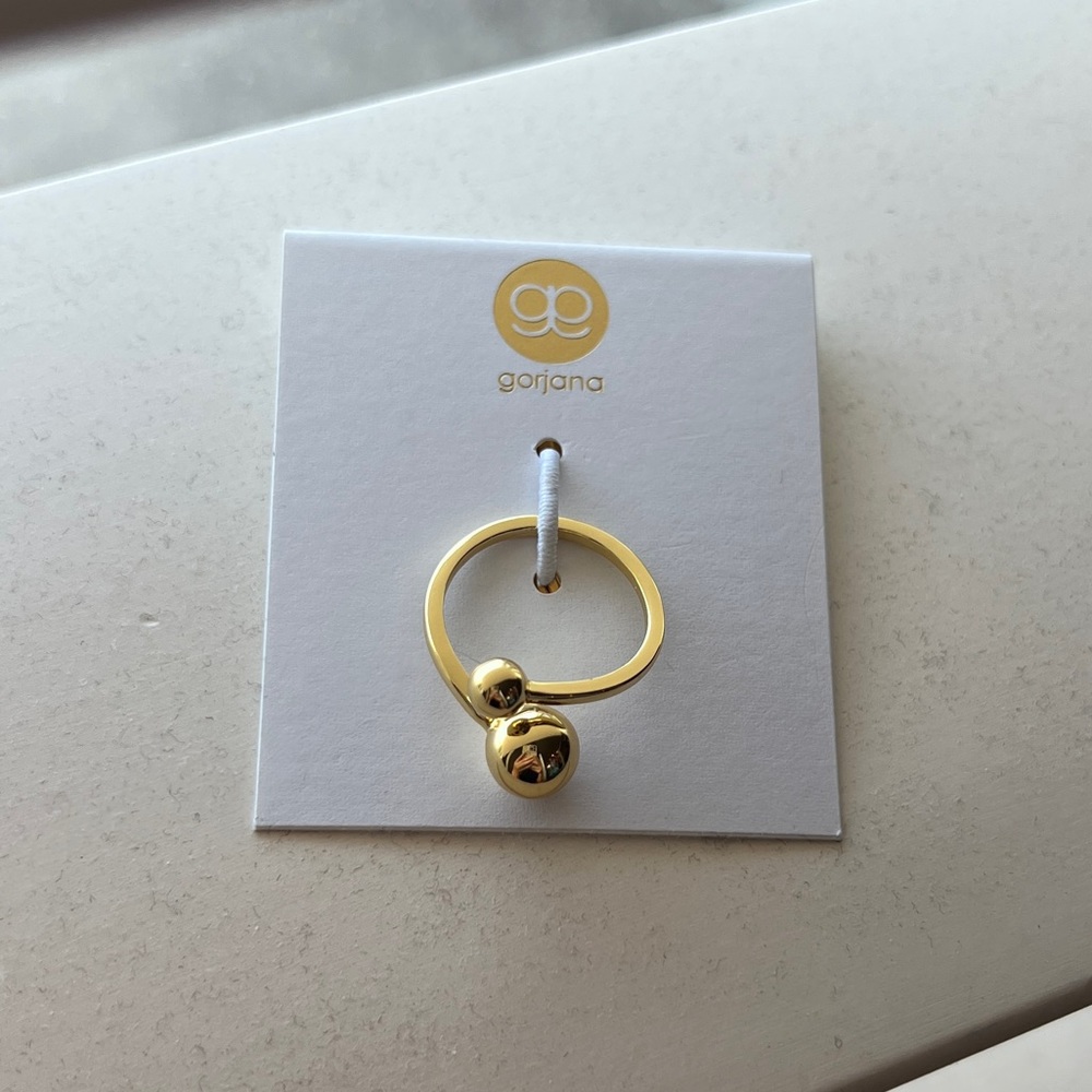 NWT Gorjana Gold Brooks ring Size 7